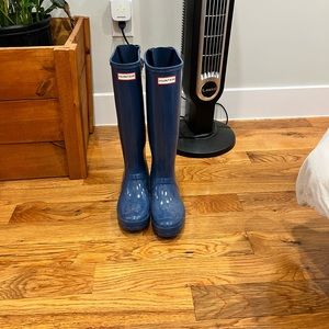 Hunter tall rain boots for sale